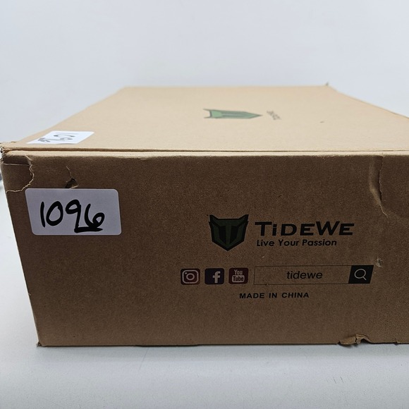 TideWe Mens Rubber Hunting Boots Black Waterproof Steel Shank Size 10 NEW main image 8